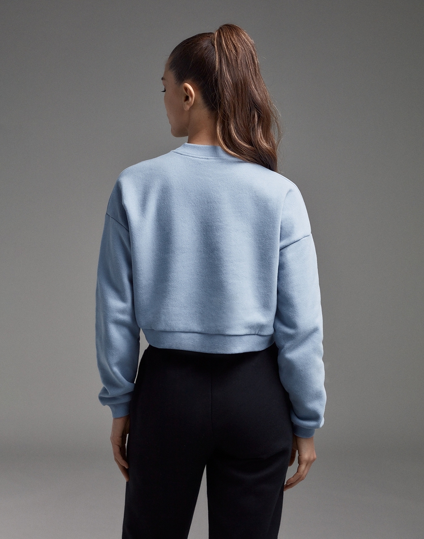 Hawkers MEX CROP SWEATSHIRT BLUE (XL) master image number 4.0