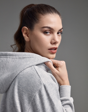 Apparel Hawkers Apparel FRA CROP HOODIE GREY