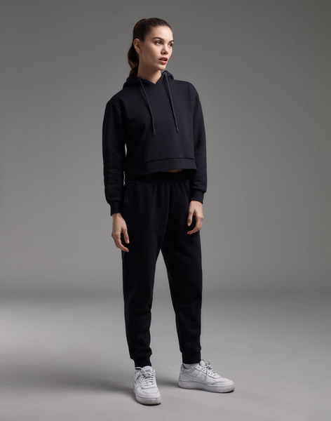 Hawkers FRA CROP HOODIE BLACK master
