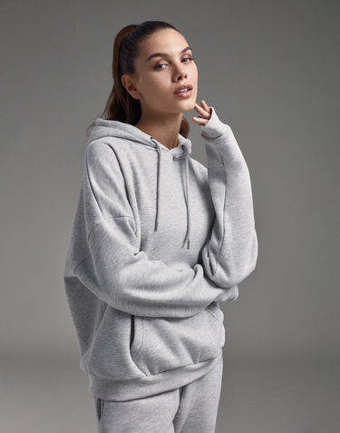 Vetements Hawkers Apparel JFK HOODIE GREY