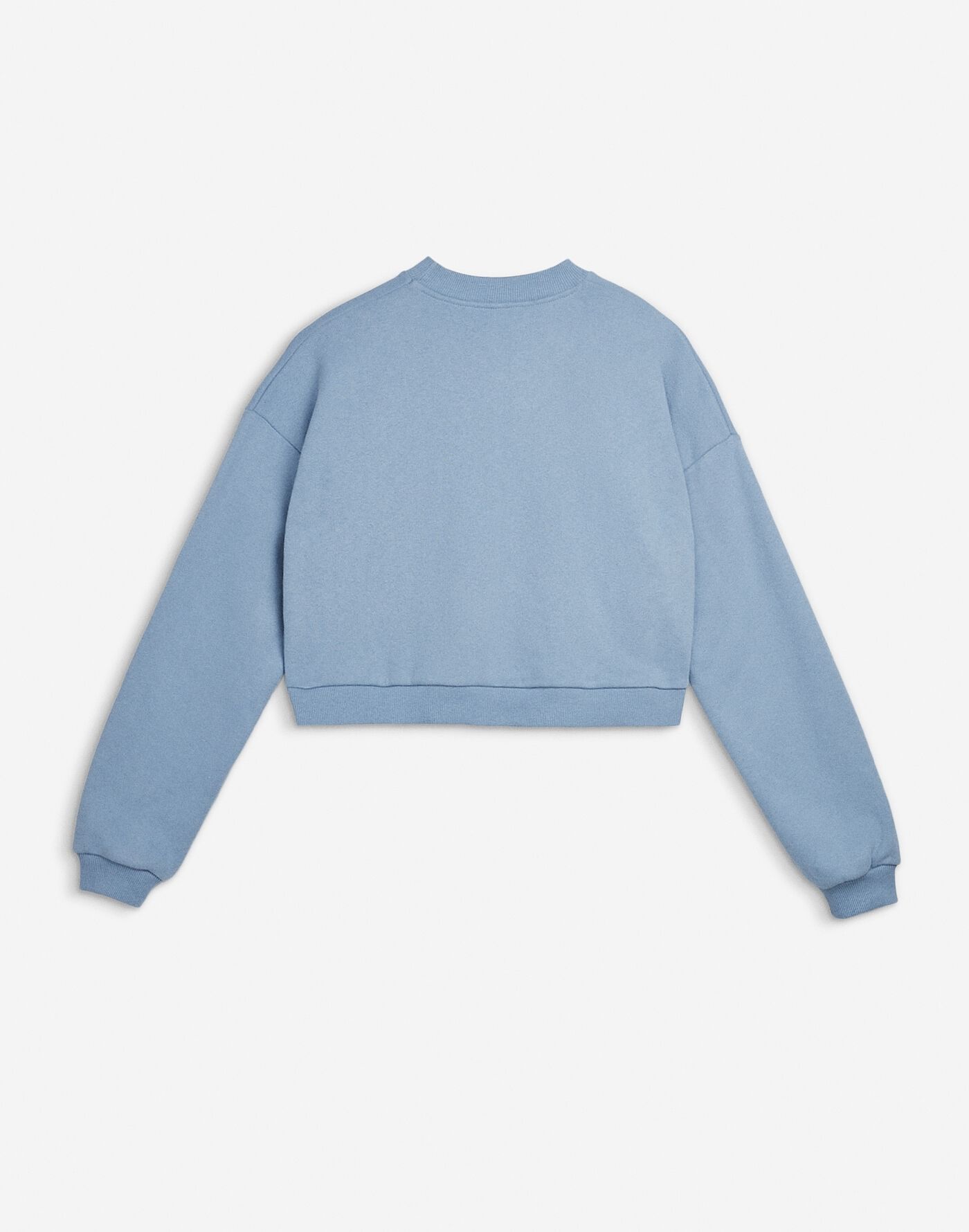 Light blue cropped sweatshirt clearance