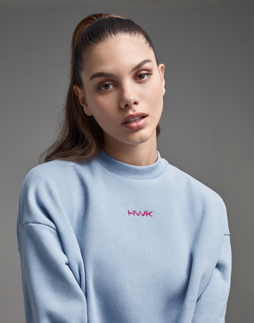 Hawkers MEX CROP SWEATSHIRT BLUE (XL) master image number 3.0