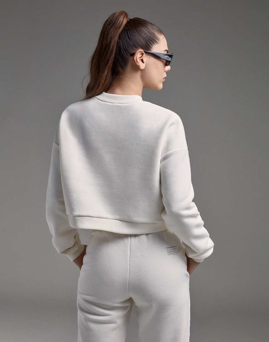 Hawkers MEX CROP SWEATSHIRT CREAM (XL) master image number 4.0
