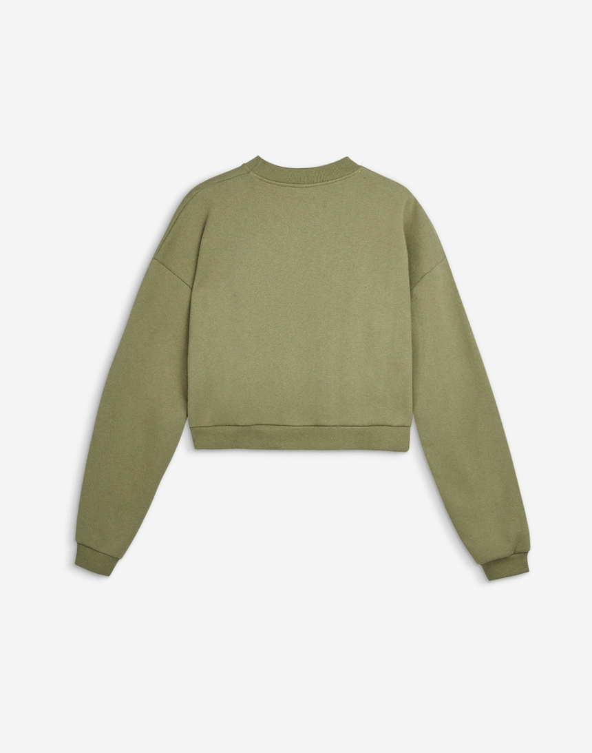 Hawkers MEX CROP SWEATSHIRT OLIVE (XL) master image number 6.0