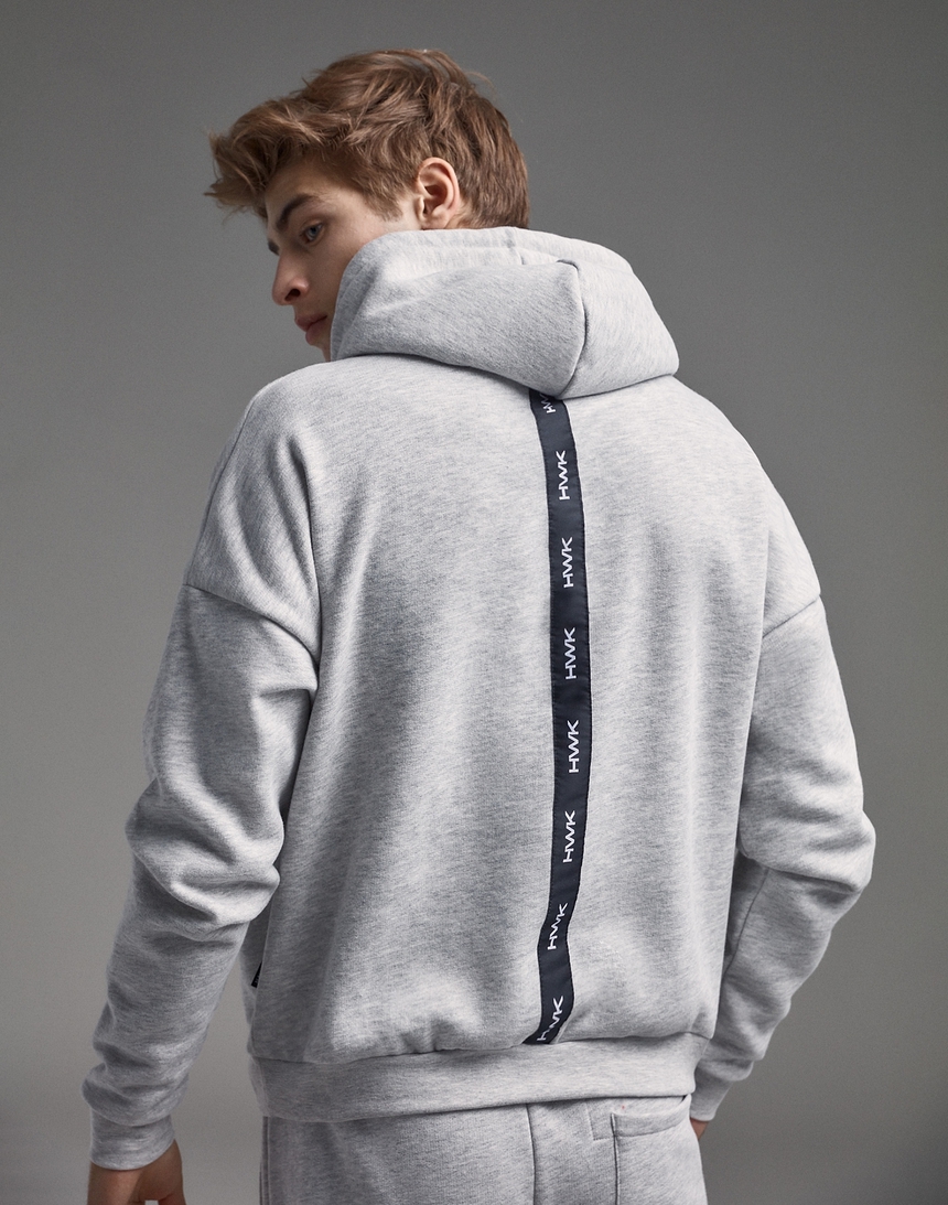 Hawkers JFK HOODIE GREY (XL) master image number 6.0