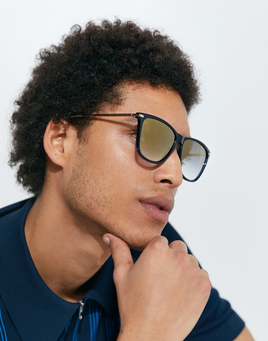 Hawkers ONE CROSSWALK - NAVY GRADIENT GOLD master image number 7.0