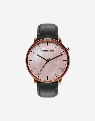 Relojes Bratleboro ACADIA LEATHER - WHITE PEARL