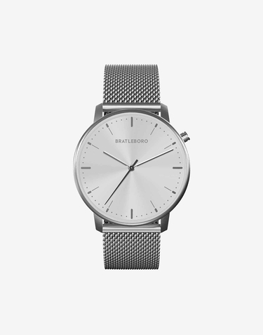 Relojes Bratleboro ACADIA METAL - SILVER WHITE