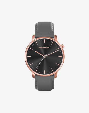Relojes Bratleboro ACADIA LEATHER - GRAPHITE