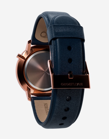  Bratleboro ACADIA LEATHER - NAVY MARBLE