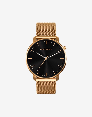 Relojes Bratleboro ACADIA METAL - GOLD BLACK