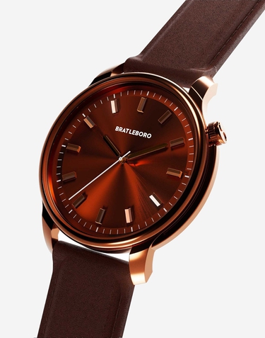 Relojes Bratleboro DELOS LEATHER - TRUFFLE