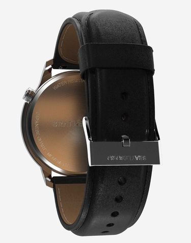  Bratleboro DELOS LEATHER - BLACK WHITE