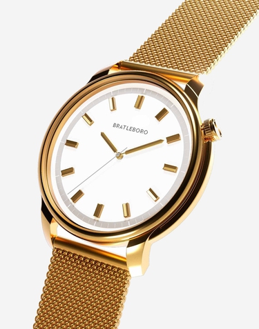 Relojes Bratleboro SAONA METAL - GOLD WHITE