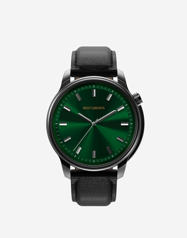 Relojes Bratleboro DELOS LEATHER - BLACK GREEN