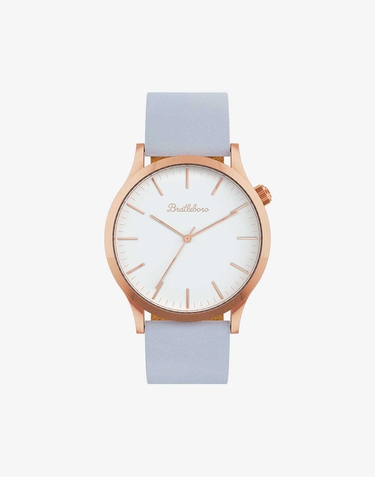 Relojes Bratleboro TAYRONA LEATHER - ROSE GOLD LILAC