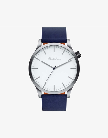Relojes Bratleboro YELLOWSTONE LEATHER - NAVY CLASSIC