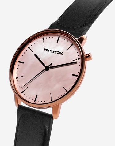 Relojes Bratleboro ACADIA LEATHER - WHITE PEARL