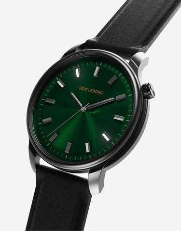 Relojes Bratleboro DELOS LEATHER - BLACK GREEN