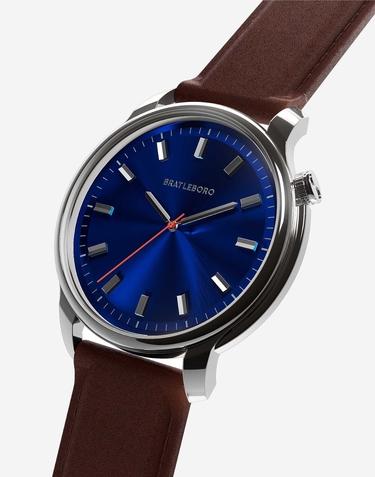 Relojes Bratleboro DELOS LEATHER - NAVY BROWN