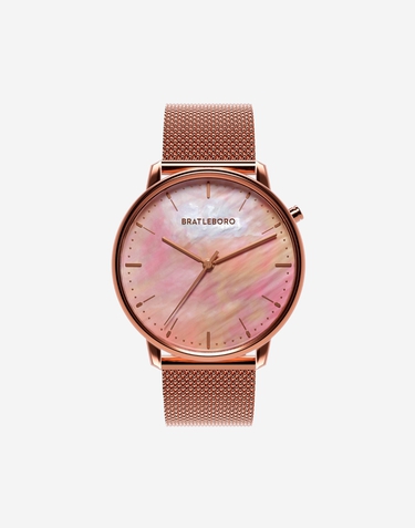 Relojes Bratleboro ACADIA METAL - ROSE GOLD PEARL