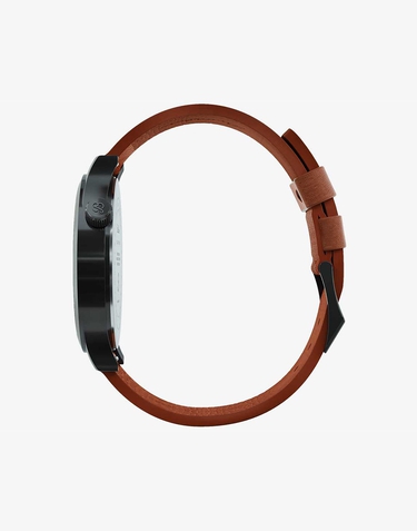 Relojes Bratleboro YELLOWSTONE LEATHER - GUNMETAL