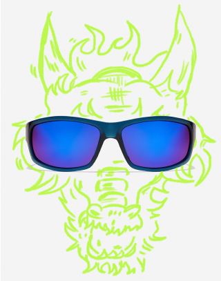 Occhiali da sole Hawkers BOOST - POLARIZED ROYAL BLUE SKY