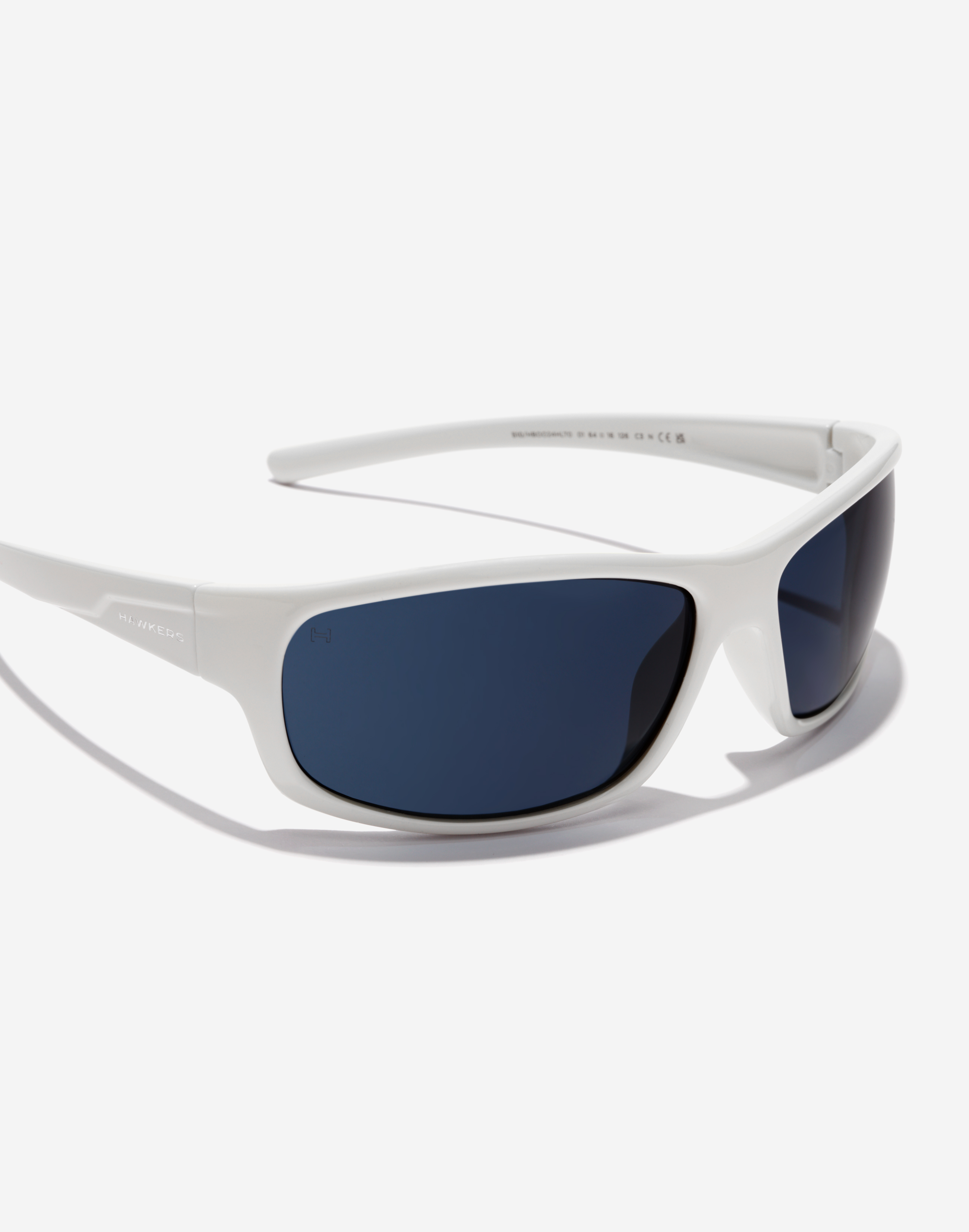 Nos Lunettes de Soleil Hawkers BOOST - WHITE DARK BLUE