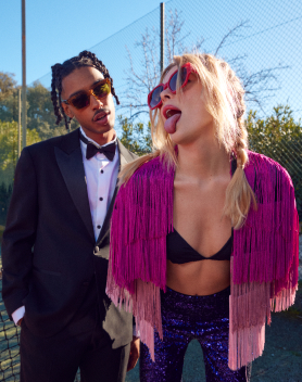 Sunglasses Hawkers BOUJEE - CORAL PEANUT BUTTER ECO