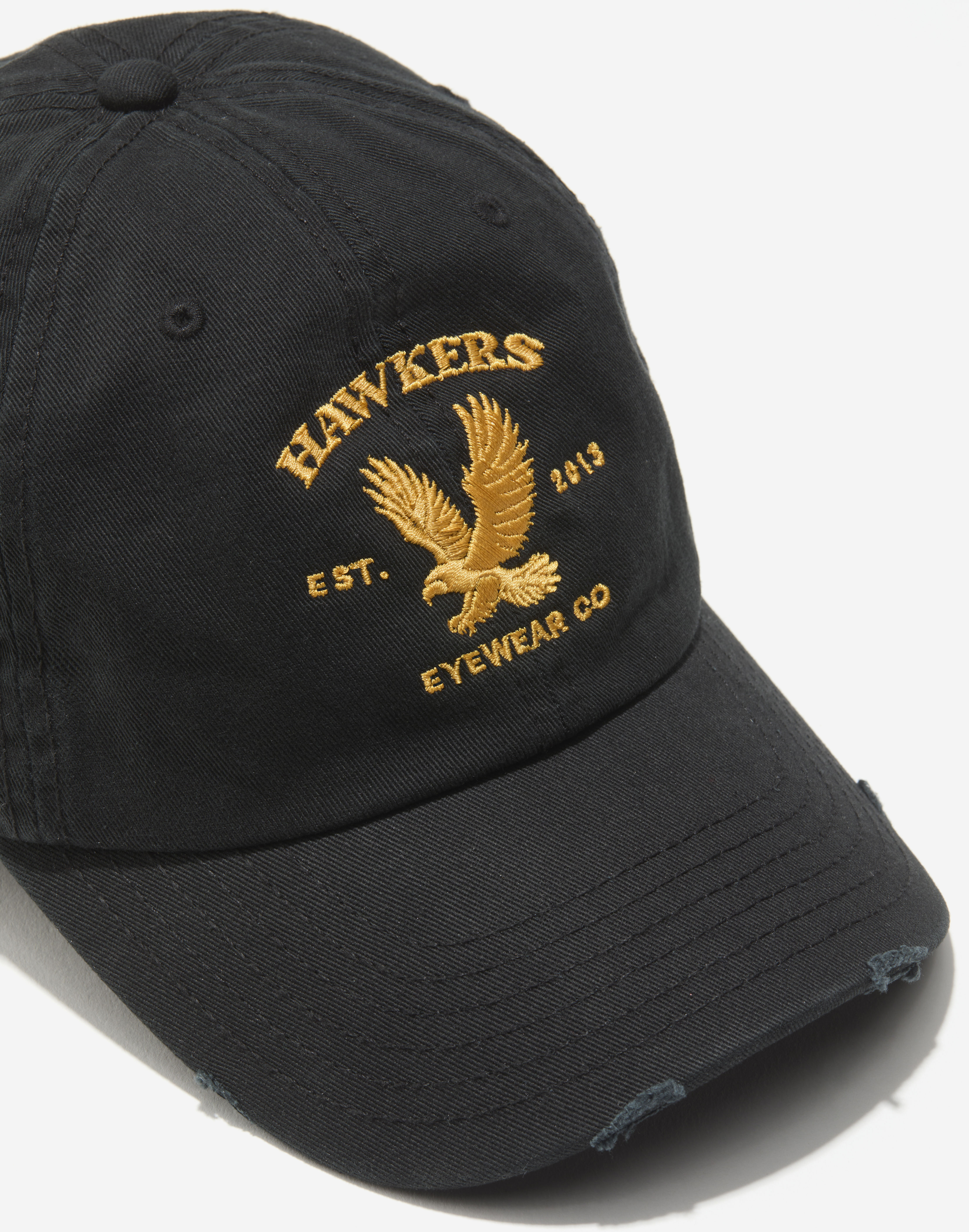 Accessories Hawkers EAGLE DESTROYED CAP BLACK