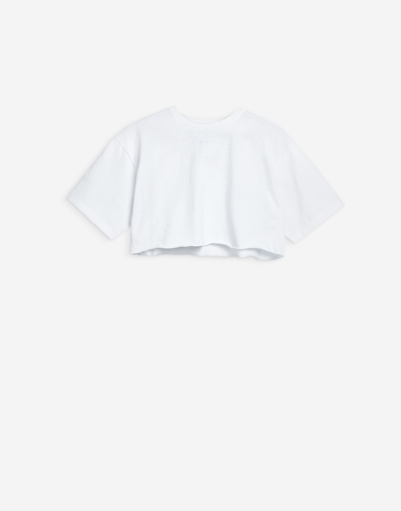 Hawkers DXB CROP TOP WHITE w150