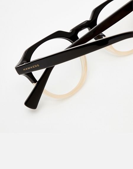 Gafas graduadas Hawkers Eyewear BLACK BEIGE BI CHARDON RX