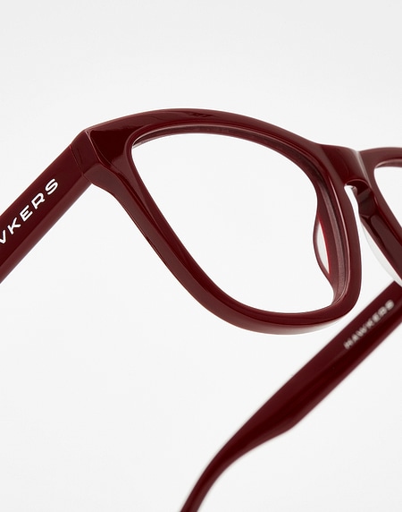 &Oacute;culos de vista Hawkers Eyewear DIAMOND BURGUNDY ONE RX