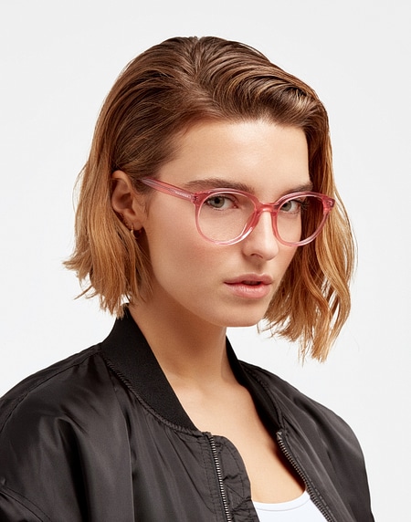 Gafas graduadas Hawkers Eyewear LIGHT PINK CRYSTAL ROSE