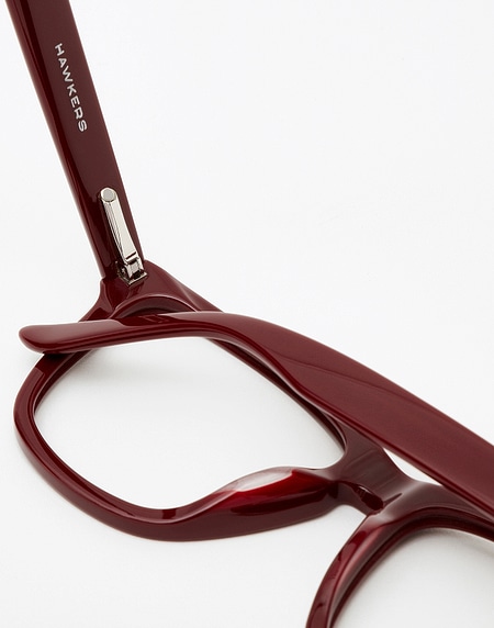 &Oacute;culos de vista Hawkers Eyewear DIAMOND BURGUNDY ONE RX