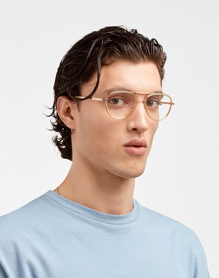 Gafas graduadas Hawkers Eyewear YELLOW SILVER LANGHORNE