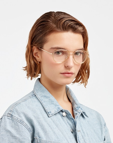 Gafas graduadas Hawkers Eyewear YELLOW SILVER LANGHORNE