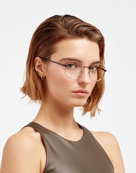 Gafas graduadas Hawkers Eyewear SILVER BLACK BI BERINGER RX