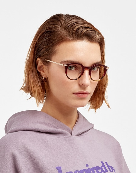 &Oacute;culos de vista Hawkers Eyewear BURGUNDY CAREY ARROYA
