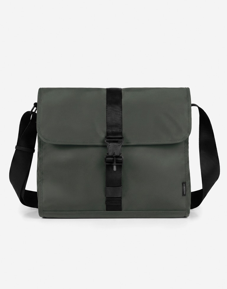 &Alpha;&xi;&epsilon;&sigma;&omicron;&upsilon;ά&rho; HAWKERS MESSENGER BAG - OLIVE