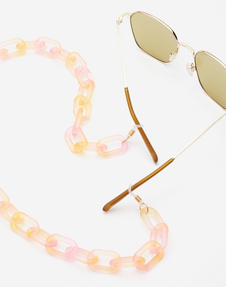 Accessories Hawkers LINK BIG CHAIN - GRADIENT PINK TO YELLOW