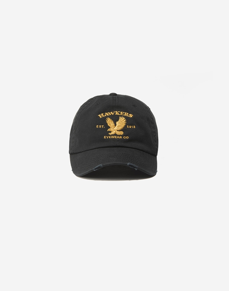 Accessoires Hawkers EAGLE DESTROYED CAP BLACK
