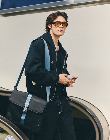 Accesorios HAWKERS MESSENGER BAG - BLACK TEAL