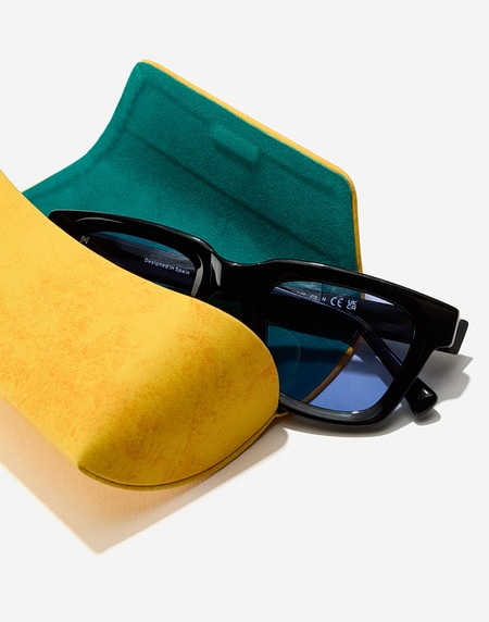 Accessoires Hawkers LIGHT HARD CASE - YELLOW DENIM