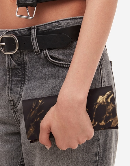 Accessories Hawkers CLUTCH CASE - DARK MARBLE