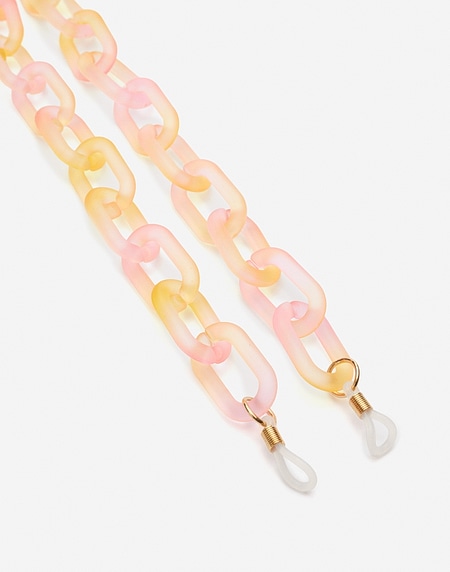 Accessories Hawkers LINK BIG CHAIN - GRADIENT PINK TO YELLOW