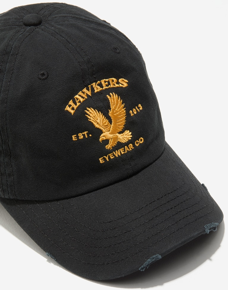 Αξεσουάρ Hawkers EAGLE DESTROYED CAP BLACK