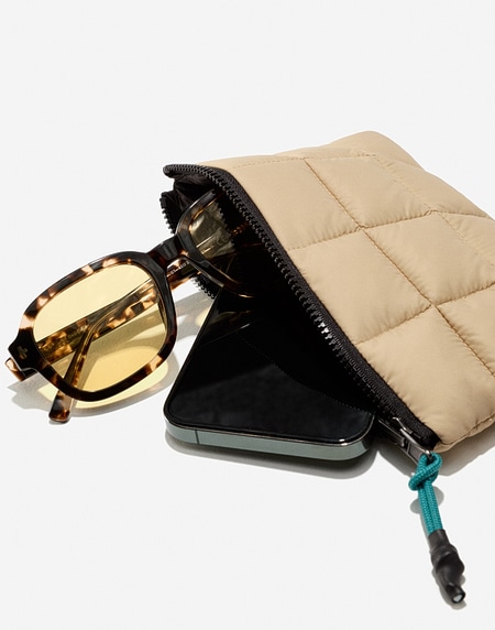 &Alpha;&xi;&epsilon;&sigma;&omicron;&upsilon;ά&rho; Hawkers ZIPPER POUCH - SAND