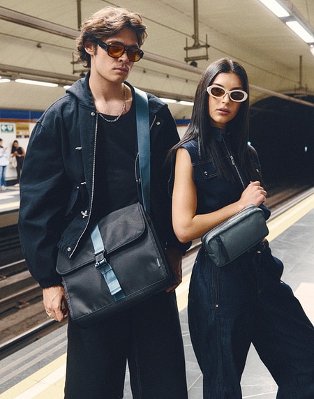 Accesorios HAWKERS MESSENGER BAG - BLACK TEAL