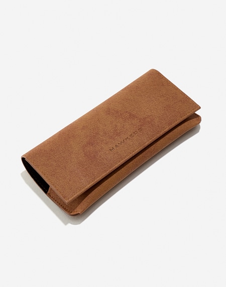 Accessoires Hawkers CLIP SOFT CASE - BROWN DENIM